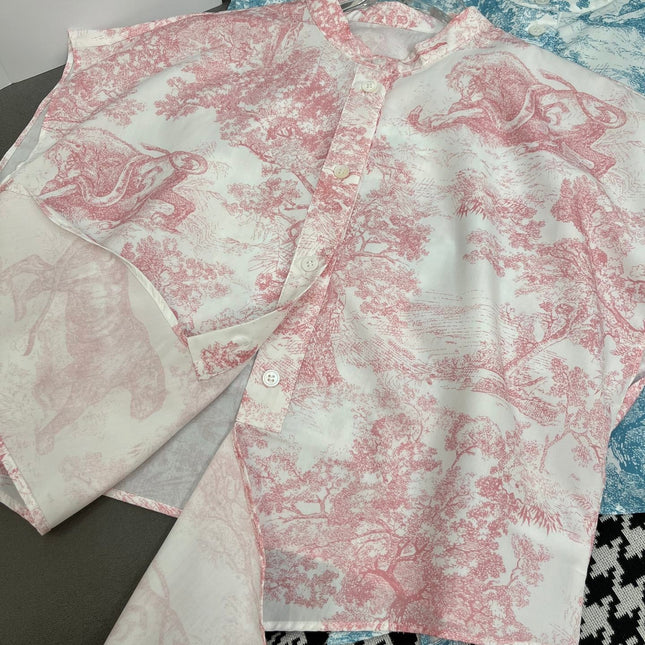 DIO SLEEVELESS SHIRT 25S IN POLYESTER 266650