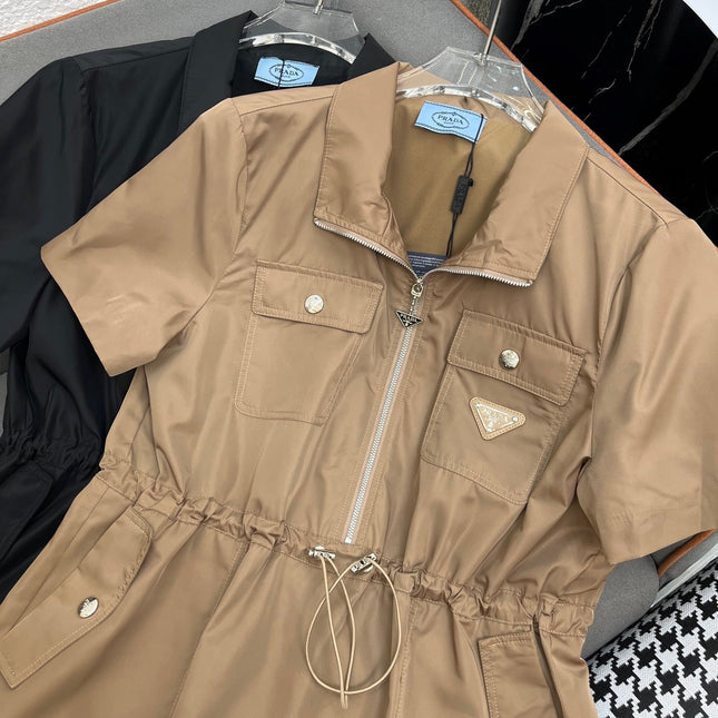 DRESS KHAKI WITH DRAWSTRING WAIST