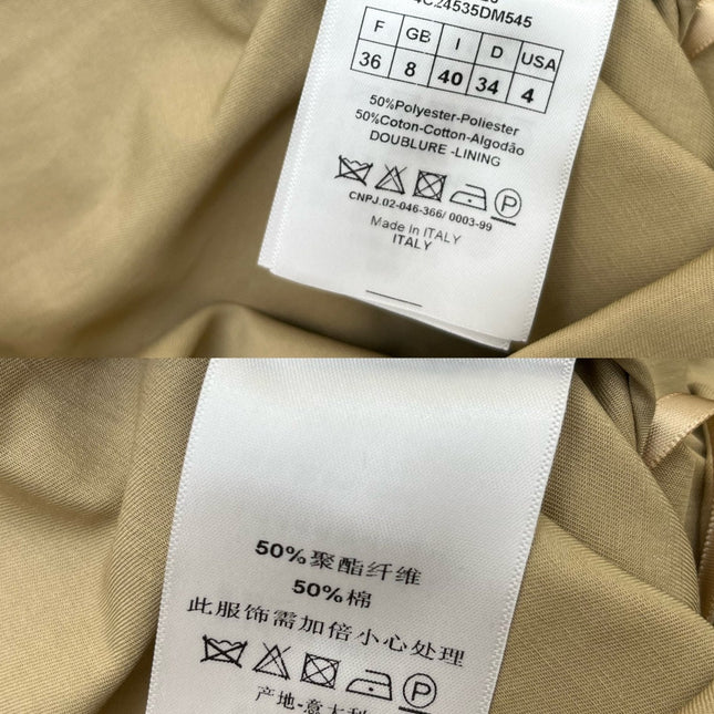 DIO SIDE ZIP SKIRT25S IN COTTON 266675