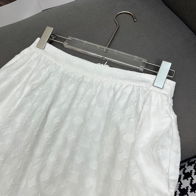 LAPEL VEST JACQUARD MONOPOLY WHITE 266718