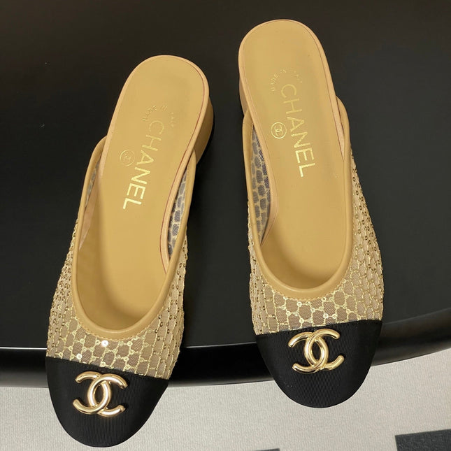 BUBBLE 30 MM IN BLACK FABRIC AND BEIGE MESH