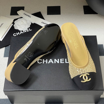 BUBBLE 30 MM IN BLACK FABRIC AND BEIGE MESH