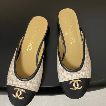 BUBBLE 30 MM IN BLACK FABRIC AND MIX COLOR TWEED