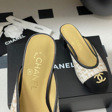 BUBBLE 30 MM IN BLACK FABRIC AND MIX COLOR TWEED