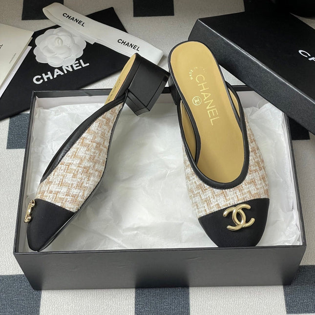 BUBBLE 30 MM IN BLACK FABRIC AND MIX COLOR TWEED