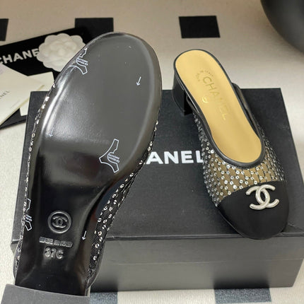 BUBBLE 30 MM IN BLACK FABRIC AND MESH