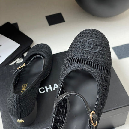 HIGH BALLET MARY JANE 50MM IN BLACK RAFFIA