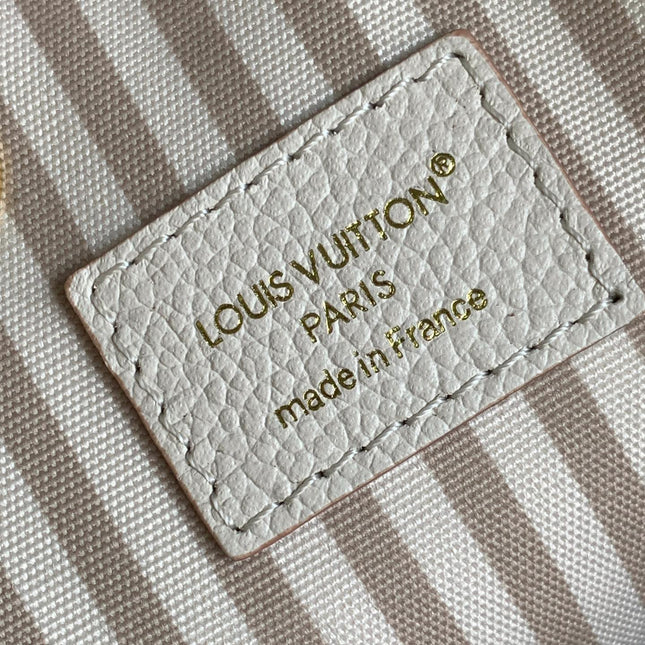 NÉONOÉ 26 IN WHITE AND PINK MONOGRAM CANVAS