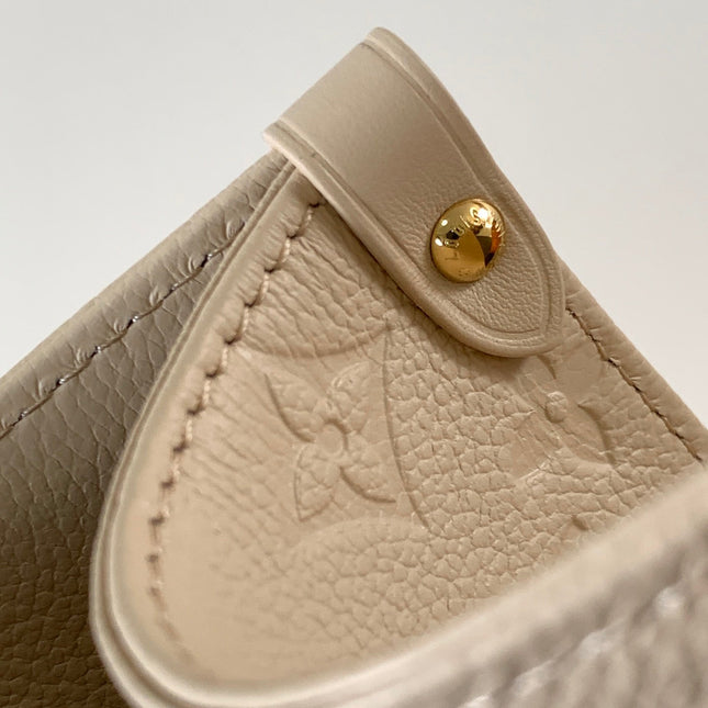 ONTHEGO 35 IN LIGHT BEIGE MONOGRAM CALFSKIN