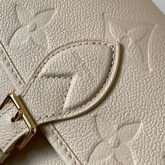 DIANE 23 IN LIGHT BEIGE MONOGRAM EMPREINTE LEATHER