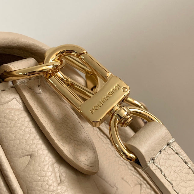 DIANE 23 IN LIGHT BEIGE MONOGRAM EMPREINTE LEATHER
