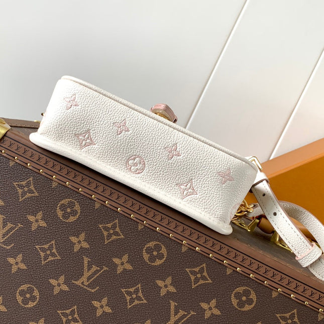NANO DIANE 19 IN WHITE MIX PINK MONOGRAM EMPREINTE LEATHER