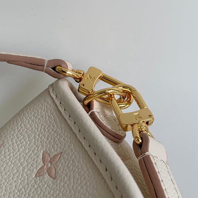 NANO DIANE 19 IN WHITE MIX PINK MONOGRAM EMPREINTE LEATHER