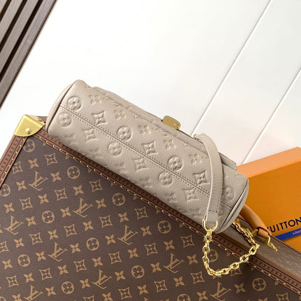 ANYTIME FLAP BAG 30 IN GRAY MONOGRAM CALFSKIN
