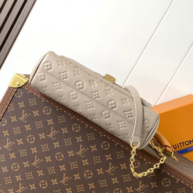 ANYTIME FLAP BAG 30 IN GRAY MONOGRAM CALFSKIN
