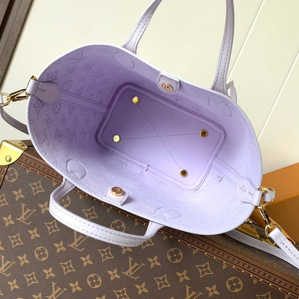 LV 25S BLOSSOM BAG 20 IN MISTY PURPLE CALFSKIN GOLD HARDWARE