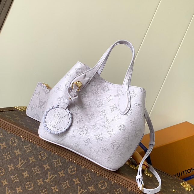 LV 25S BLOSSOM BAG 20 IN MISTY PURPLE CALFSKIN GOLD HARDWARE