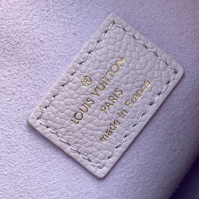 LV 25S NÉONOÉ BB 20 IN MISTY PURPLE CALFSKIN GOLD HARDWARE