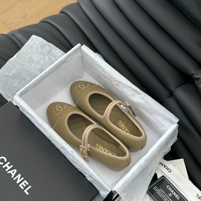 MARY JANE SHOES BEIGE ECRU LAMBSKIN