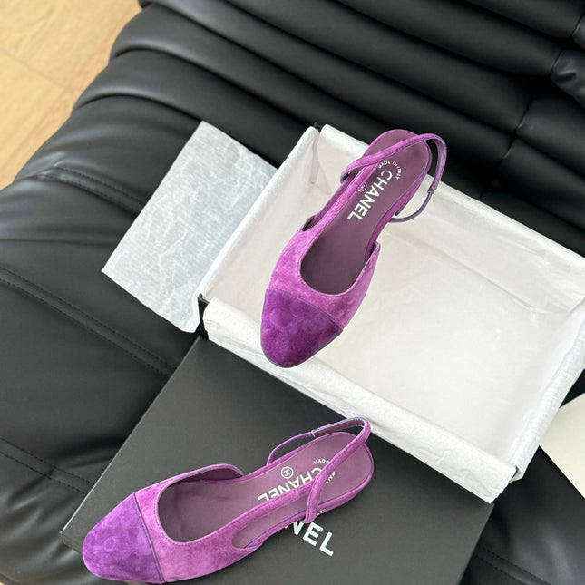 CLASSIC SLINGBACK VIOLET PURPLE SUEDE