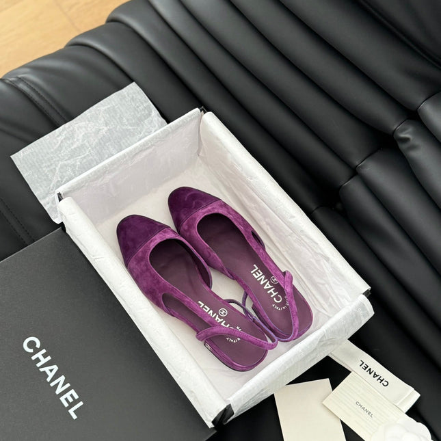 CLASSIC SLINGBACK VIOLET PURPLE SUEDE