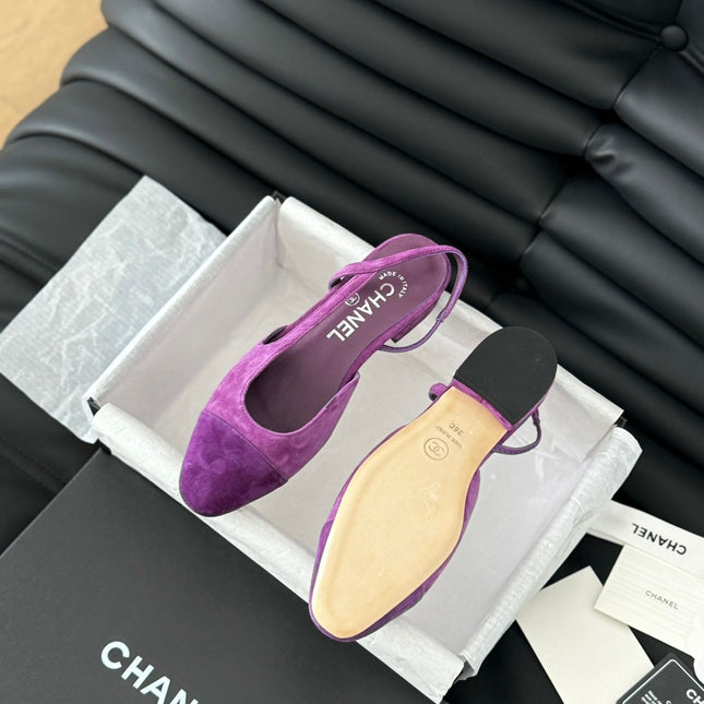 CLASSIC SLINGBACK VIOLET PURPLE SUEDE