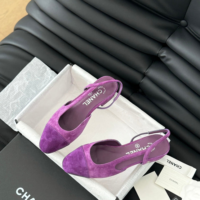 CLASSIC SLINGBACK VIOLET PURPLE SUEDE