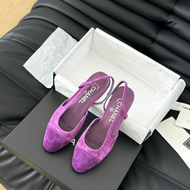 CLASSIC SLINGBACK VIOLET PURPLE SUEDE