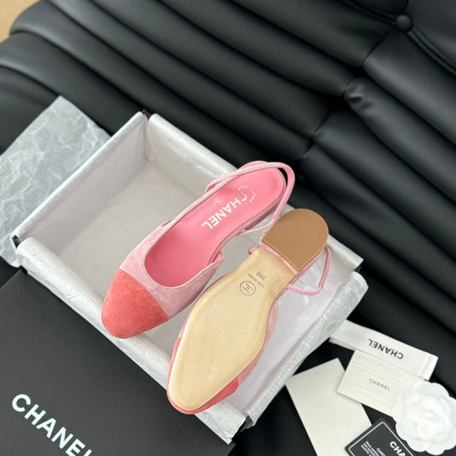 CLASSIC SLINGBACK LIGHT PINK SUEDE