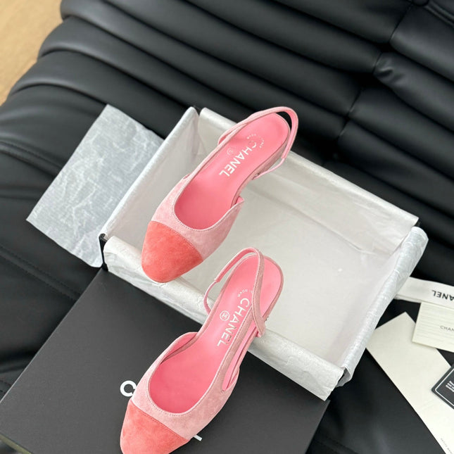 CLASSIC SLINGBACK LIGHT PINK SUEDE