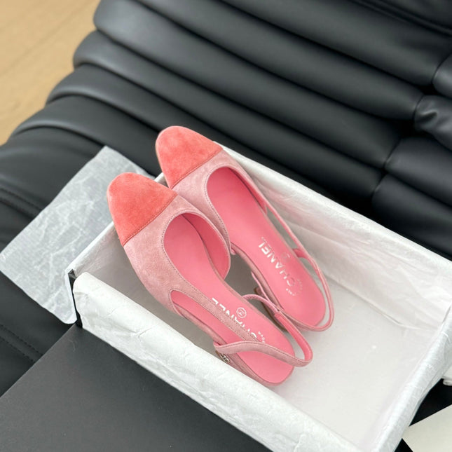 CLASSIC SLINGBACK LIGHT PINK SUEDE