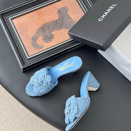 HIGH HEELS CAMELLIA IN SKY BLUE DENIM