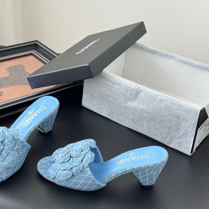 HIGH HEELS CAMELLIA IN SKY BLUE DENIM