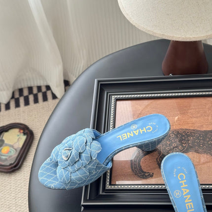 HIGH HEELS CAMELLIA IN SKY BLUE DENIM