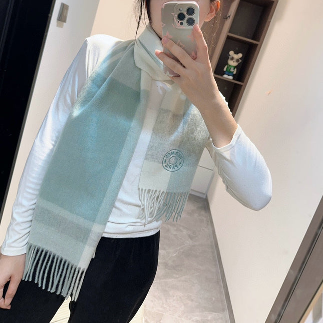 SCARF 180 CM IN COLORFUL CASHMERE 381229