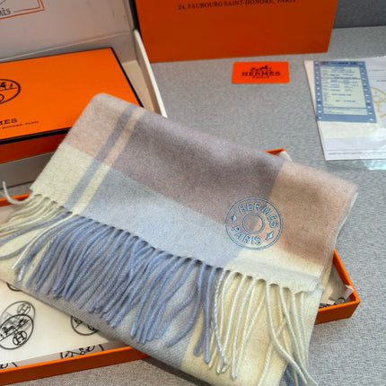 SCARF 180 CM IN COLORFUL CASHMERE 381231