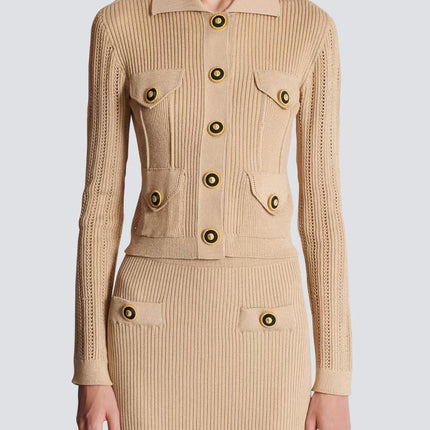 BALMAIN TOP AND SKIRT SET 25006/25007 STYLE 2
