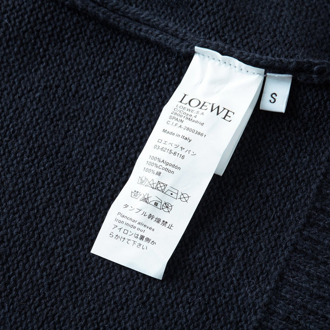 LOEWE HALF-ZIP KNIT SWEATER STYLE 100