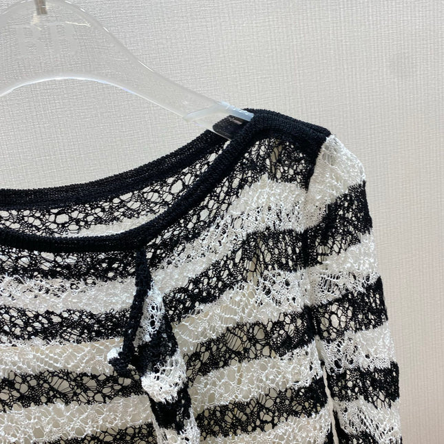 DIOR 25S MARINIERE RUFFLED SWEATER STYLE 174
