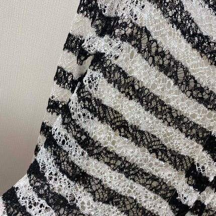 DIOR 25S MARINIERE RUFFLED SWEATER STYLE 174