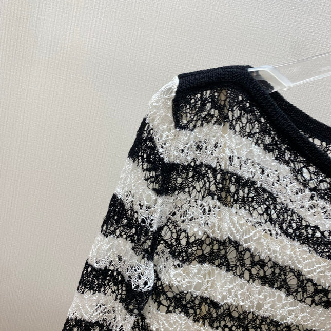 DIOR 25S MARINIERE RUFFLED SWEATER STYLE 174