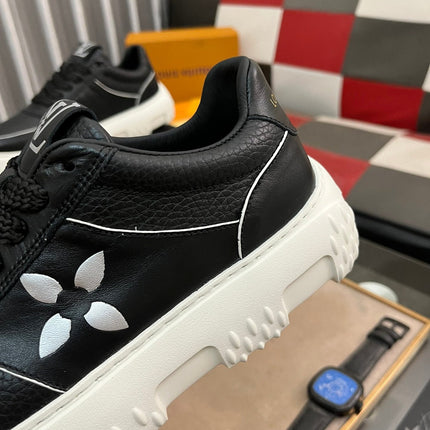 LV SNEAKER BLACK MONOGRAM CALFSKIN