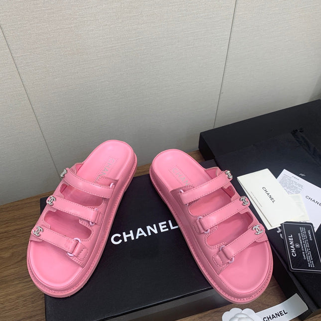 DAD SANDAL IN LIGHT PINK LAMBSKIN MULE