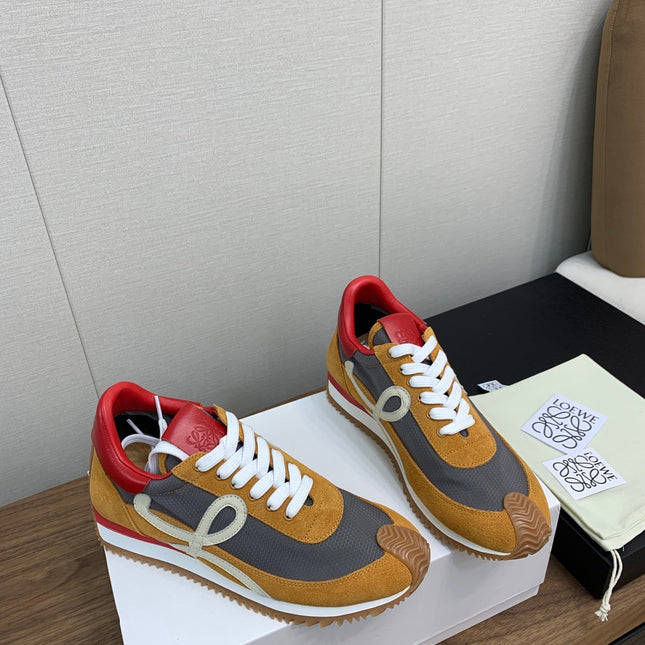 LW FLOW RUNNER SNEAKER BRONZE-ANCHOR SUEDE