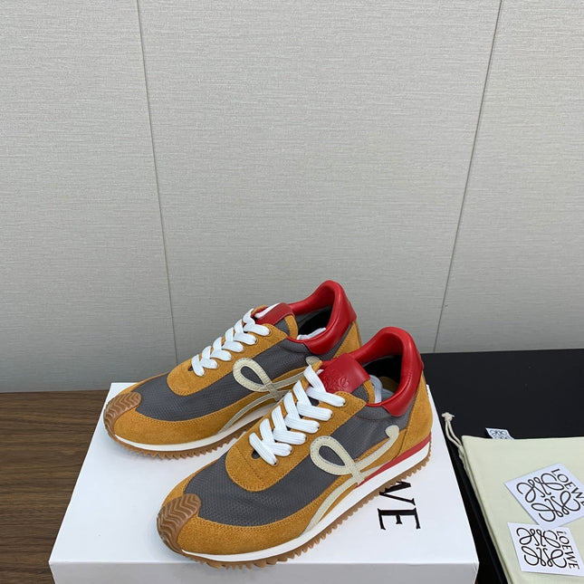 LW FLOW RUNNER SNEAKER BRONZE-ANCHOR SUEDE