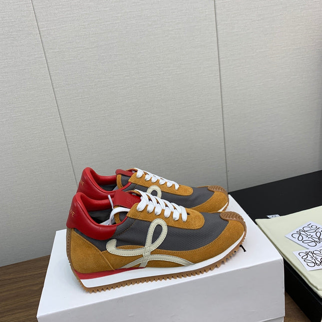 LW FLOW RUNNER SNEAKER BRONZE-ANCHOR SUEDE