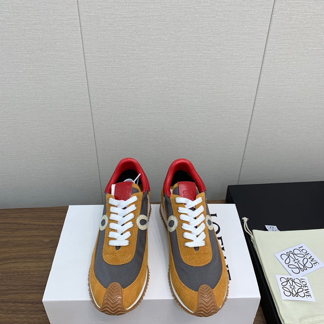 LW FLOW RUNNER SNEAKER BRONZE-ANCHOR SUEDE