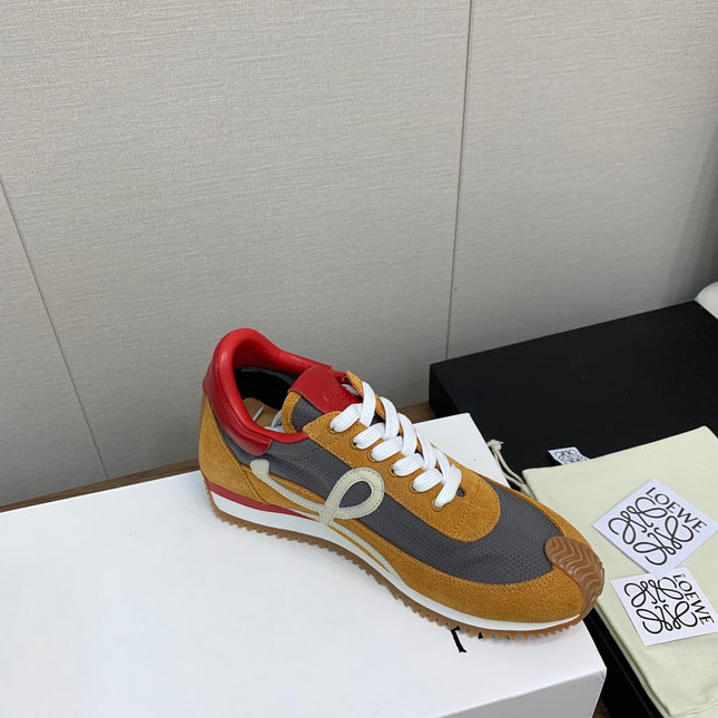 LW FLOW RUNNER SNEAKER BRONZE-ANCHOR SUEDE