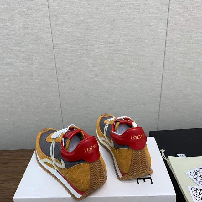 LW FLOW RUNNER SNEAKER BRONZE-ANCHOR SUEDE