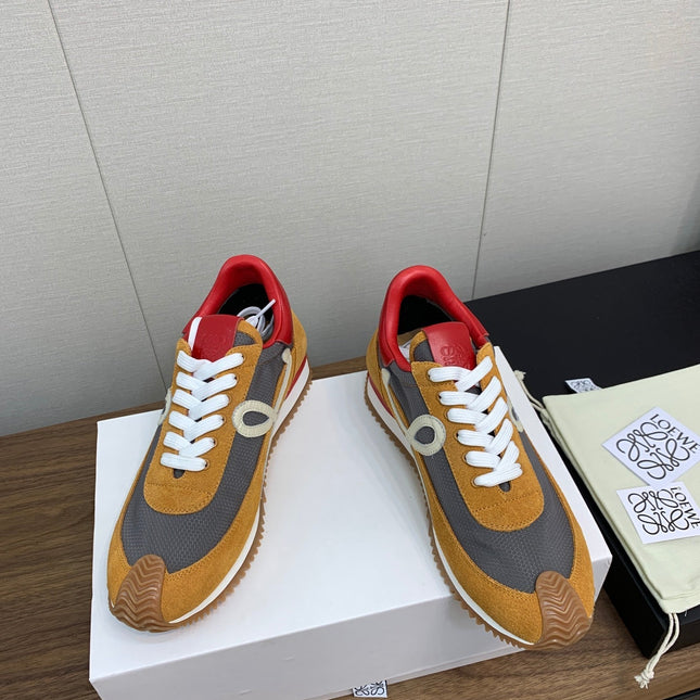 LW FLOW RUNNER SNEAKER BRONZE-ANCHOR SUEDE